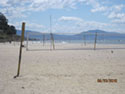 East beach poles